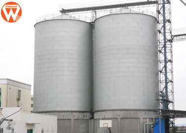 Almacenamiento de acero galvanizado Silo del grano del maíz del maíz del trigo del equipo auxiliar