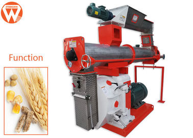Optimized Ring Die Feed Pellet Machine 304 Stainless Steel Conditioner For Poultry Farms